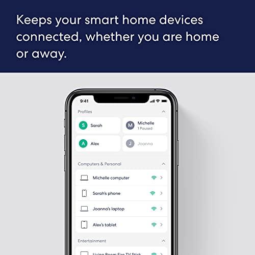 Amazon eero 6+ mesh Wi-Fi system | Fast and reliable gigabit speeds | connect 75+ devices | Coverage up to 4,500 sq. ft. | 3-pack, 2022 release - GEAR4EVER