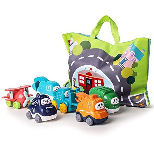 ALASOU Baby Truck Car Toys with Playmat/Storage Bag|1st Birthday Gifts for Toddler Toys Age 1-2|Baby Toys for 1 2 3 Year Old Boy|1 2 Year Old Boy Birthday Gift for Infant Toddlers - Better Savings Group