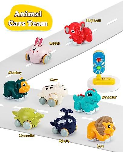 Kiddiworld Animal Car Toys for 1 Year Old Boy Gifts, Infant Baby Toys 12-18 Months, Pull Back Cars Truck Toys for 1-3 Year Old Girl Gifts, One First Christmas Birthday Gifts for Toddler Toys Age 1-2 - Better Savings Group