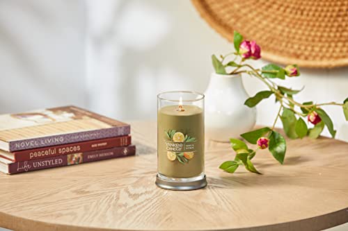 Yankee Candle Sage & Citrus Signature Medium Pillar Candle, 14.25oz