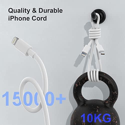 iPhone Charger [Apple MFi Certified] 2 Pack 20W PD USB C Wall Fast Charger Adapter with 2 Pack 6FT Type C to Lightning Cable Compatible with iPhone 14 13 12 11 Pro Max XR XS X,iPad - GEAR4EVER