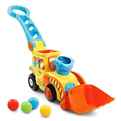 VTech Pop-a-Balls Push & Pop Bulldozer,Yellow - Better Savings Group