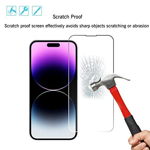 Ailun 3 Pack Screen Protector for iPhone 14 Pro Max[6.7 inch] + 3 Pack Camera Lens Protector,Sensor Protection,Dynamic Island Compatible,Case Friendly Tempered Glass Film,[9H Hardness] - HD - GEAR4EVER