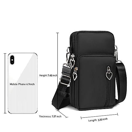 Universal Crossbody Wallet Phone Bag for Women Mini Shoulder Arm Bag Cell Phone Purse Compatible for iPhone/Samsung Galaxy - GEAR4EVER