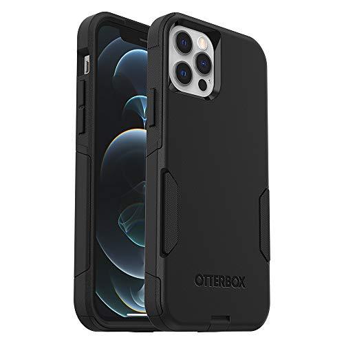 OtterBox iPhone 12 & iPhone 12 Pro Commuter Series Case - BLACK, slim & tough, pocket-friendly, with port protection - GEAR4EVER