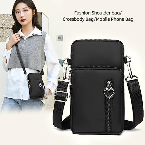 Universal Crossbody Wallet Phone Bag for Women Mini Shoulder Arm Bag Cell Phone Purse Compatible for iPhone/Samsung Galaxy - GEAR4EVER