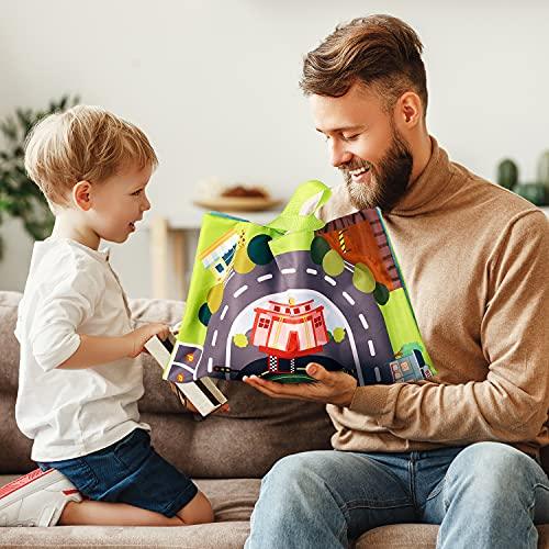 ALASOU Baby Truck Car Toys with Playmat/Storage Bag|1st Birthday Gifts for Toddler Toys Age 1-2|Baby Toys for 1 2 3 Year Old Boy|1 2 Year Old Boy Birthday Gift for Infant Toddlers - Better Savings Group