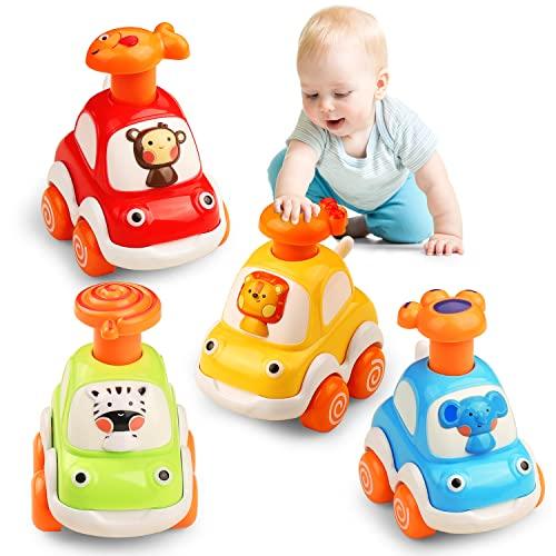 ALASOU Animal Car Baby Toys for 1 2 3 Year Old Boy|First Birthday Gifts for Toddler Toys Age 1-2|1 2 Year Old Boy Birthday Gift for Infant Toddlers - Better Savings Group