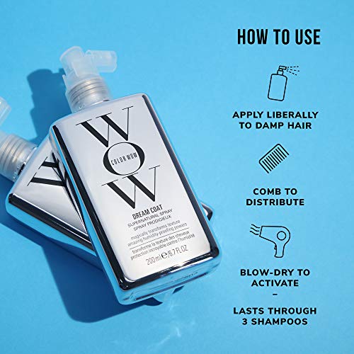 COLOR WOW Dream Coat Supernatural Spray - Keep Your Hair Frizz-Free and Shiny No Matter the Weather with Award-Winning Anti-Frizz Spray