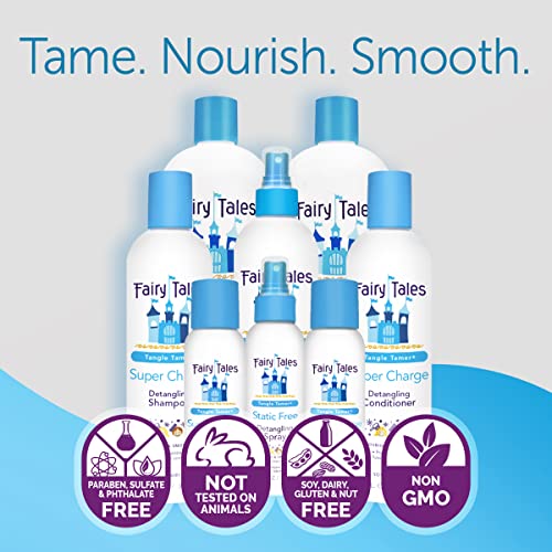 Fairy Tales Tangle Tamer Detangling Spray for Kids - Ultra Moisturizing and  Anti Frizz Protection  - Paraben Free, Sulfate Free - 12 Oz