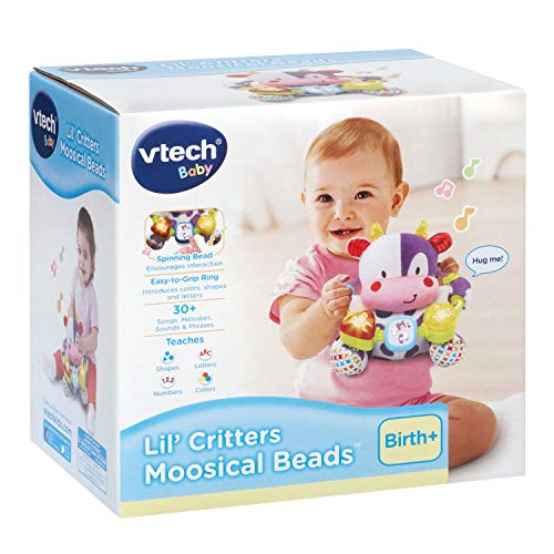 VTech Baby Lil' Critters Moosical Beads Amazon Exclusive, Purple Small