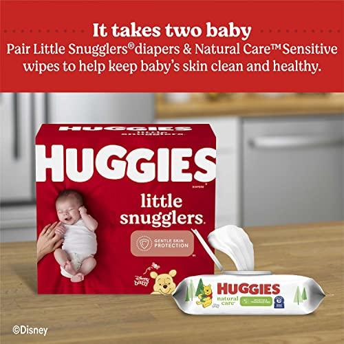 Huggies Natural Care Sensitive Baby Wipes, Unscented, Hypoallergenic, 99% Purified Water, 10 Flip-Top Packs (560 Wipes Total) - Better Savings Group