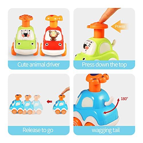 ALASOU Animal Car Baby Toys for 1 2 3 Year Old Boy|First Birthday Gifts for Toddler Toys Age 1-2|1 2 Year Old Boy Birthday Gift for Infant Toddlers - Better Savings Group