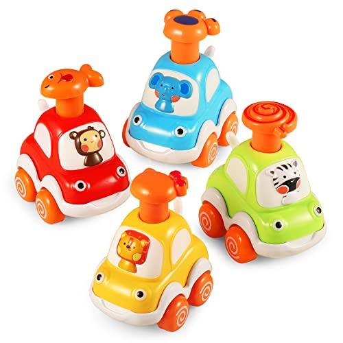 ALASOU Animal Car Baby Toys for 1 2 3 Year Old Boy|First Birthday Gifts for Toddler Toys Age 1-2|1 2 Year Old Boy Birthday Gift for Infant Toddlers - Better Savings Group