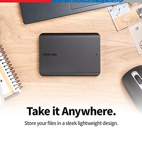 Toshiba Canvio Basics 2TB Portable External Hard Drive USB 3.0, Black - HDTB520XK3AA - GEAR4EVER