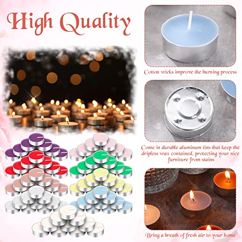 108 Pcs Scented Tea Lights Variety Pack – 9 Scents, Mini Candles Bulk Set in Lavender, Vanilla & More