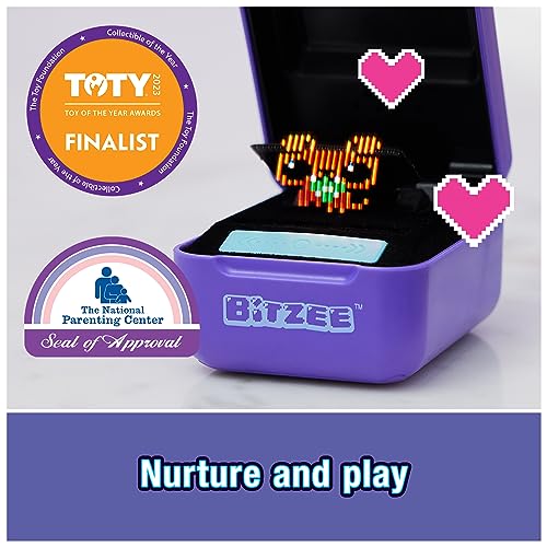 Bitzee, Interactive Toy Digital Pet and Case with 15 Animals Inside, Virtual Electronic Pets React to Touch, Kids Toys for Girls and Boys