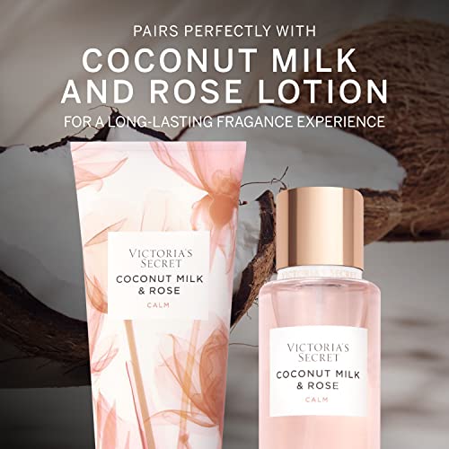 Victoria's Secret Body Mist for Women, Perfume with Notes of Coconut Milk and Rose Body Spray, Feel Calm Fragrance - 250 ml / 8.4 oz