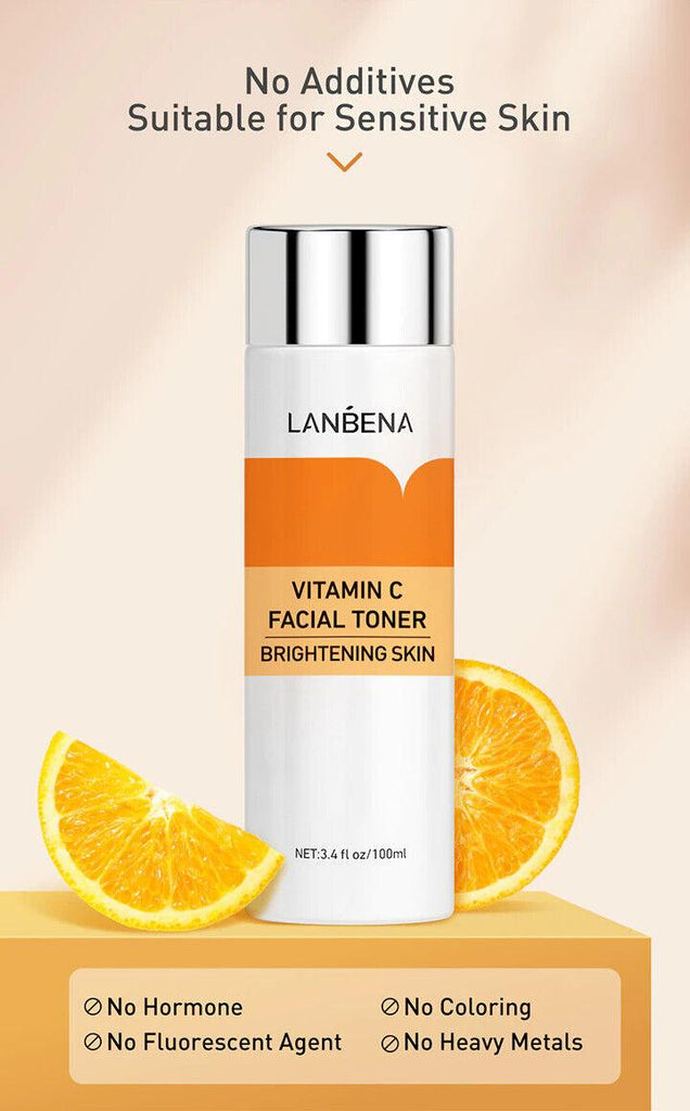 LANBENA | Vitamin C Facial Toner for Whitening Spots Deep Clean Essence - 3.4oz - Better Savings Group