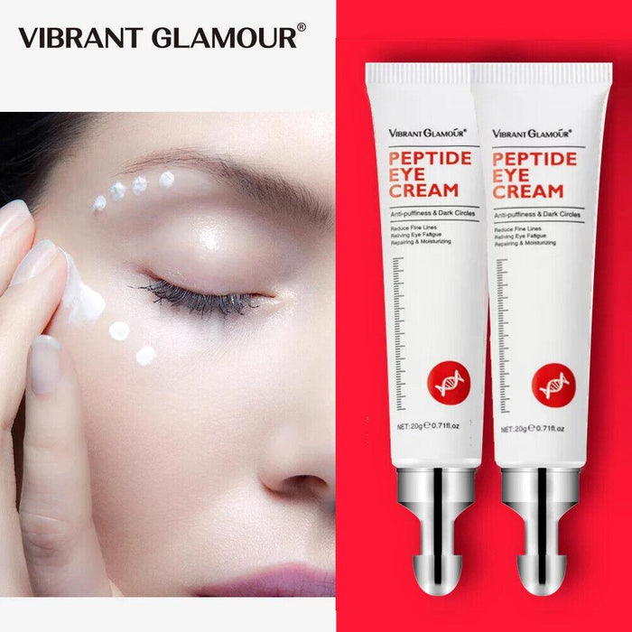 Vibrant Glamour - Peptide Eye Cream Collagen Anti-Wrinkle Anti-Aging - 2 PACK - Better Savings Group