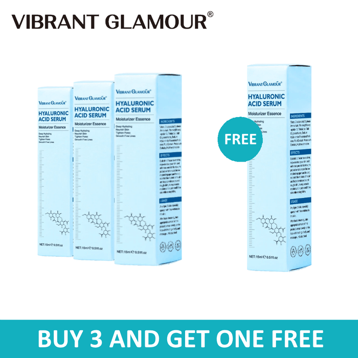 Vibrant Glamour - Hyaluronic Acid Serum - AntiAging Moisturize -Buy 3 Get 1 Free - Better Savings Group