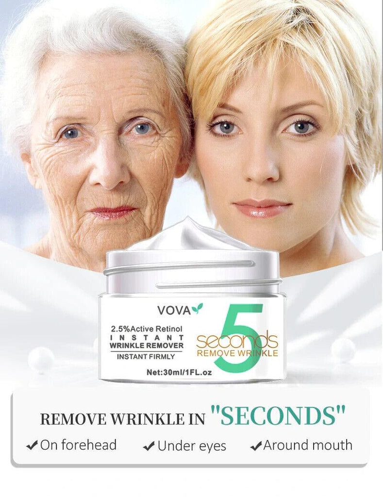 VOVA | 5 Seconds Wrinkle Remover Retinol Cream 5 Seconds Fast-acting Collagen - Better Savings Group