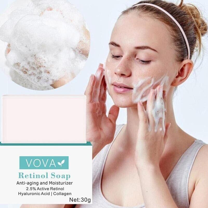 VOVA | Retinol Face Wash Soap Collagen Face Cream Anti Wrinkle Firm Lifting - Better Savings Group