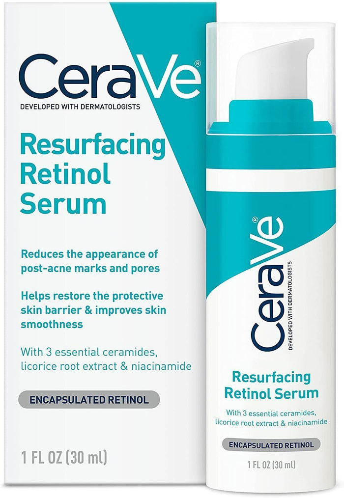 CeraVe Resurfacing Retinol Serum Protect, Remove Acne, & Repair Skin - 1oz - Better Savings Group