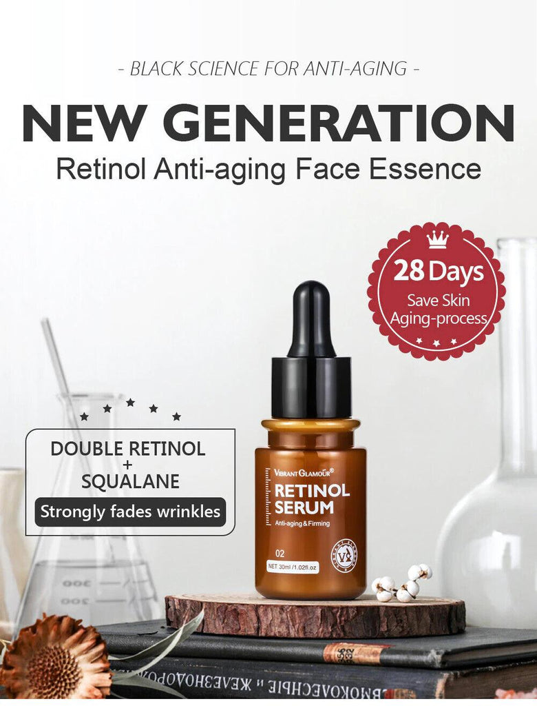 Vibrant Glamour - Retinol Face Serum Moisturizing Whitening Anti-aging & Firming - Better Savings Group