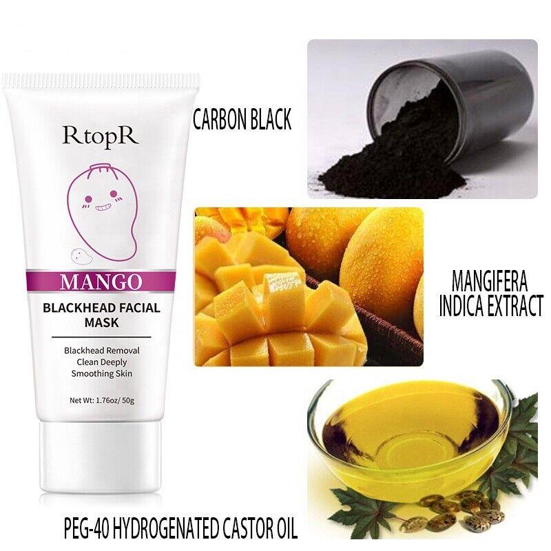 RtopR | Mango Blackhead Facial Mask Shrink Pores Acne Dirt Clear Face Fast - 50g - Better Savings Group