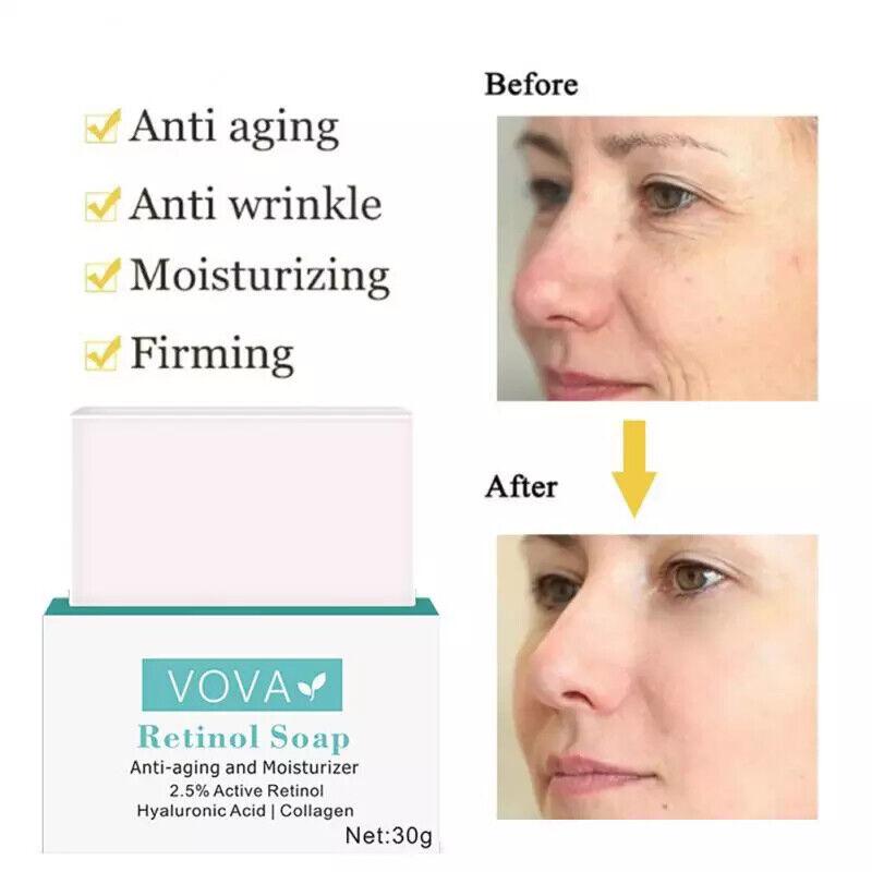 VOVA | Retinol Face Wash Soap Collagen Face Cream Anti Wrinkle Firm Lifting - Better Savings Group