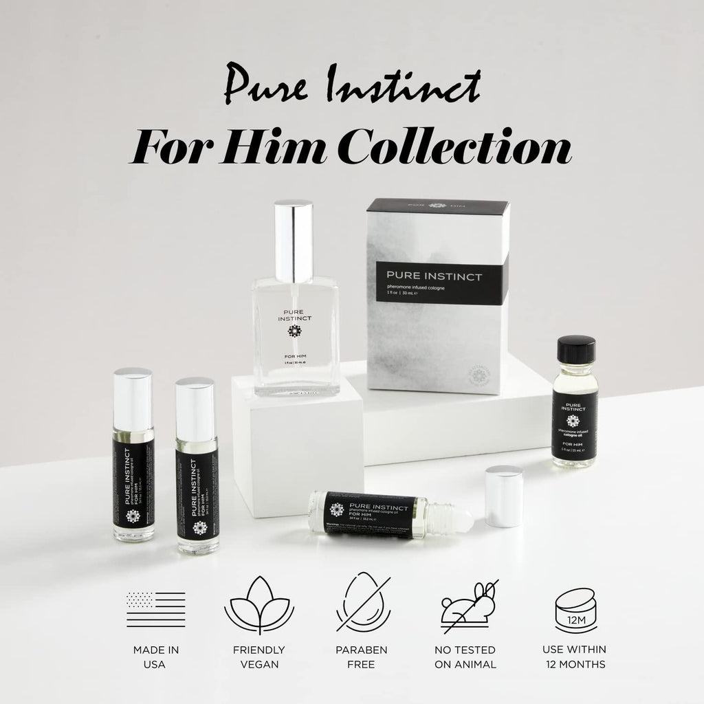 Pure Instinct | For Him Roll-On - The Original Pheromone Infused Cologne for Him - Better Savings Group