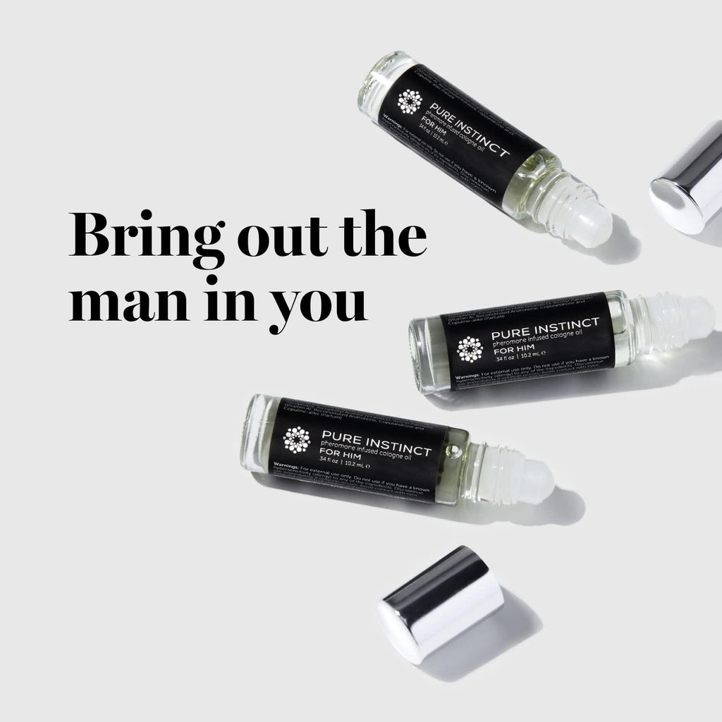 Pure Instinct | For Him Roll-On - The Original Pheromone Infused Cologne for Him - Better Savings Group