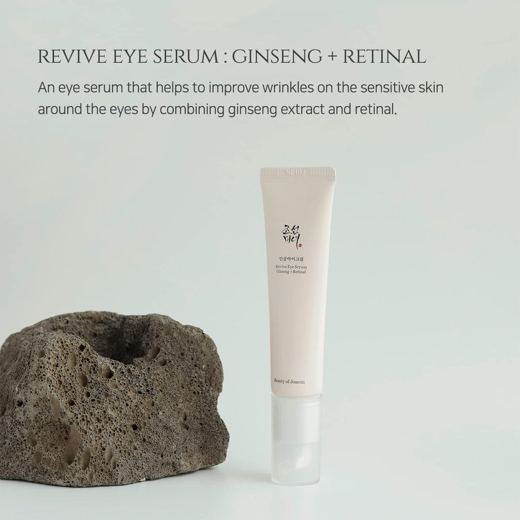 Beauty of Joseon Revive Eye Serum: Anti-aging Retinol Ginseng Rejuvenation Korean Beauty - Better Savings Group