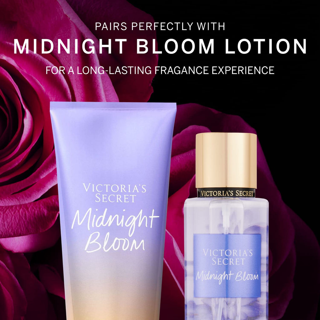 Victoria's Secret Midnight Bloom Body Mist for Women, Perfume with Notes of Moon Flower and Creamy Woods, Womens Body Spray, Star Crossed Lover Women’s Fragrance - 250 ml / 8.4 oz