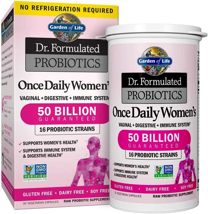 Garden of Life | Dr. Formulated Probiotics for Women & Prebiotics, 50 Billion CFU for Women’s Daily Digestive Vaginal & Immune Health - Better Savings Group