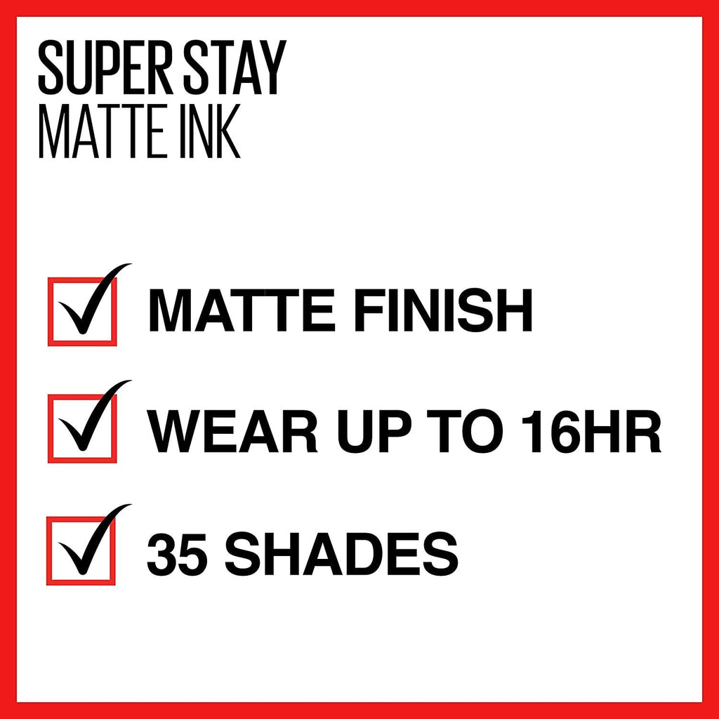 Maybelline | Super Stay Matte Ink Liquid Lipstick Makeup - 20 Pioneer - Better Savings Group