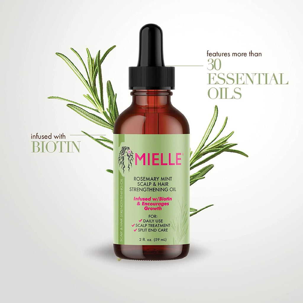 Mielle Organics | Rosemary Mint Scalp & Hair Strengthening Oil With Biotin & Essential Oils - Better Savings Group