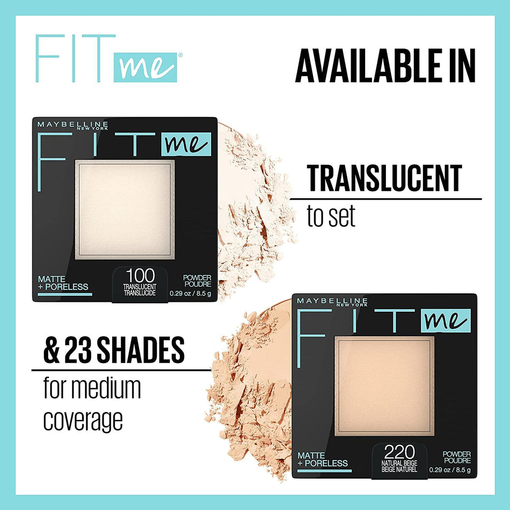 Maybelline | Fit Me Matte + Poreless Pressed Face Powder Makeup & Setting Powder - Buff Beige 130 - Better Savings Group