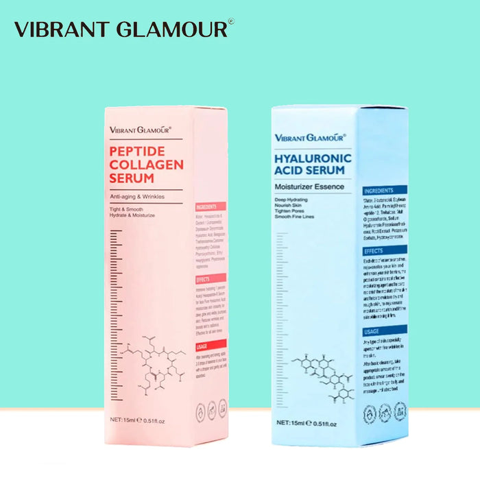 Vibrant Glamour | Peptide Serum and Hyaluronic Acid Serum Bundle - Better Savings Group